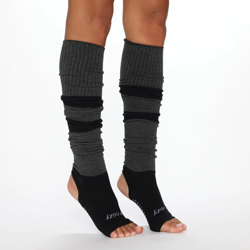 BE COZY Stirrup Grip Leg Warmers Socks WOMAN